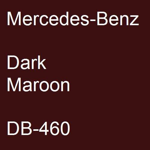 Mercedes-Benz, Dark Maroon, DB-460.